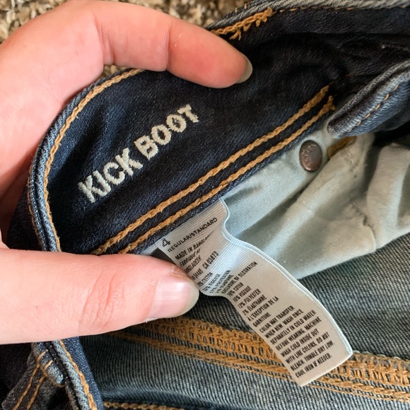 American Eagle Kickboot Dark Wash Jeans Size 4 - Picture 4 of 4